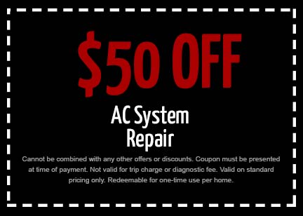 Discount on AC System Repair