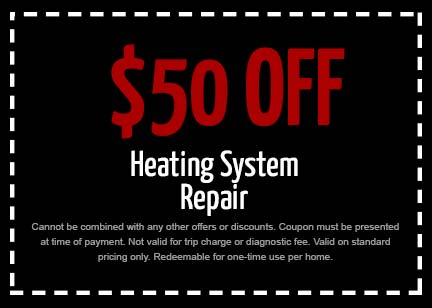 Discount on Heating System Repair
